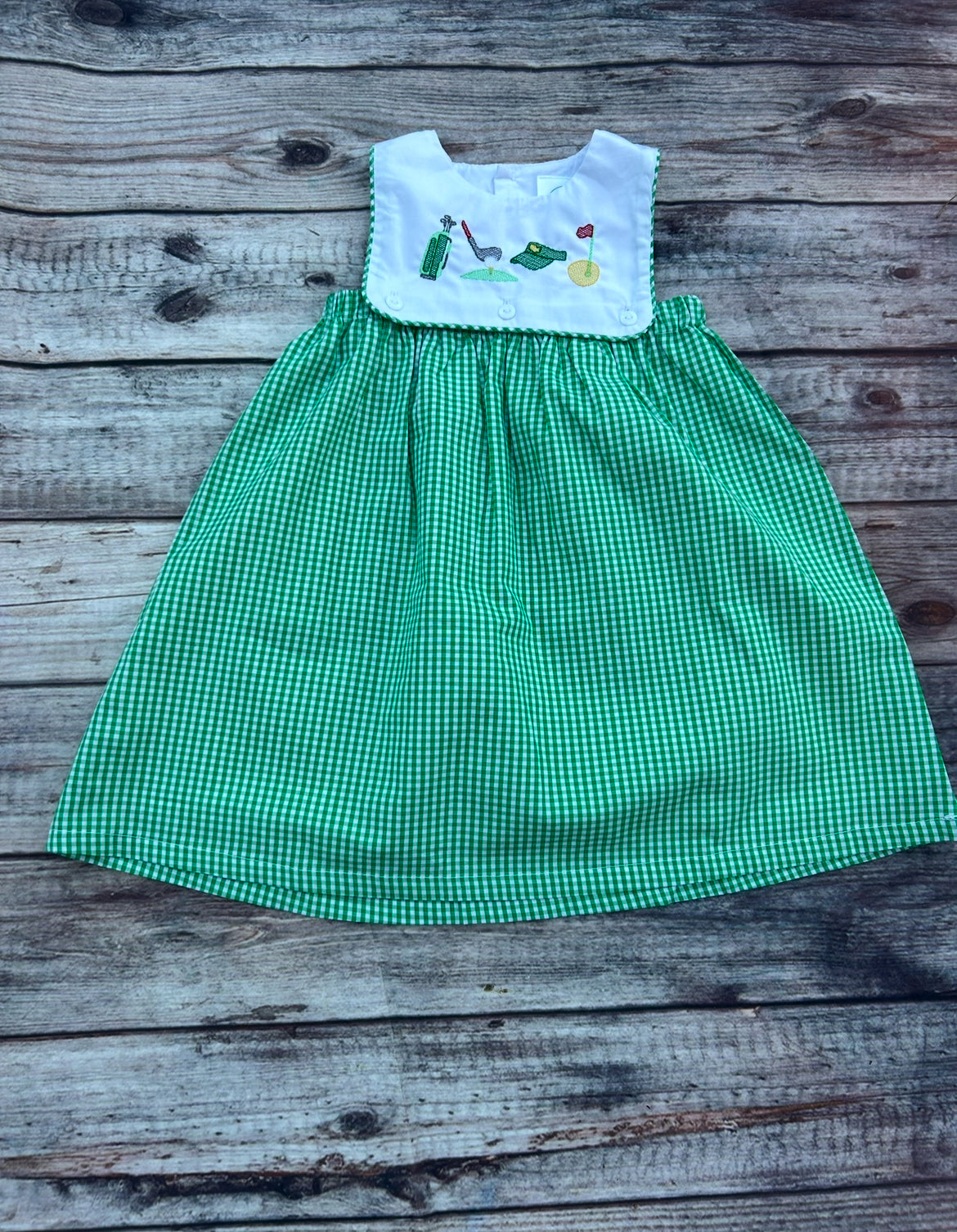 Golf Sundress with White Top
