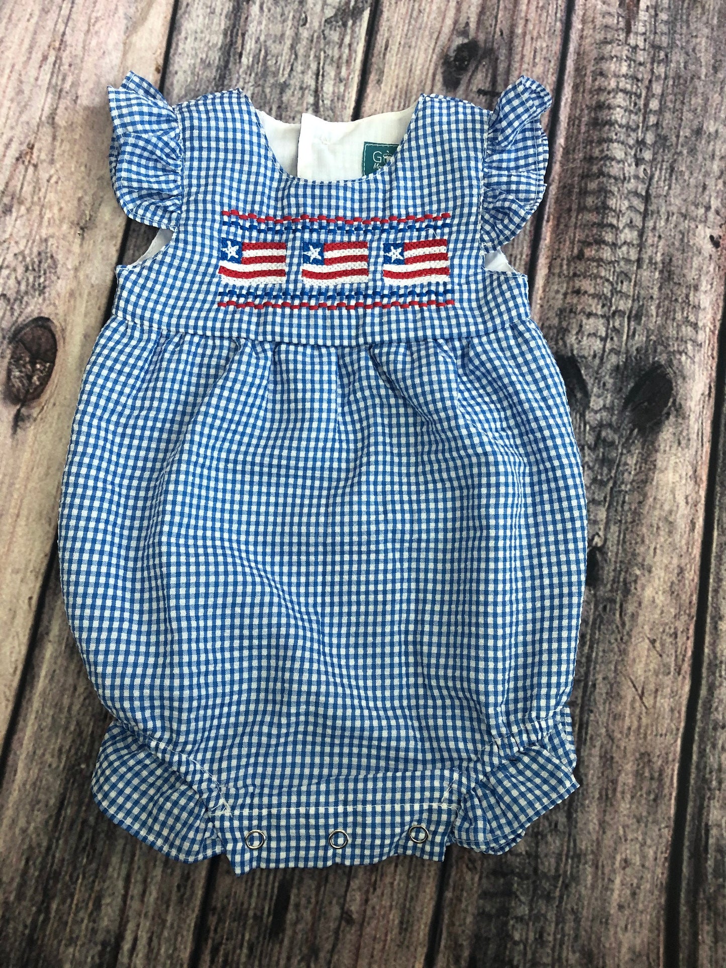 Patriotic/Flags Bubble (Girl)