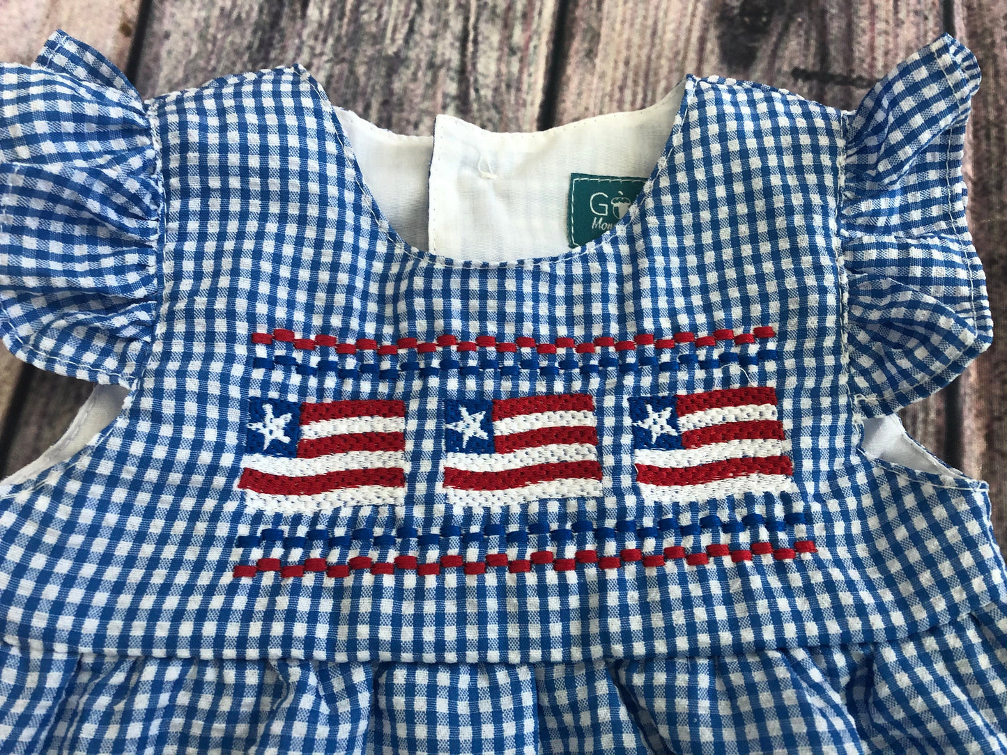 Patriotic/Flags Bubble (Girl)