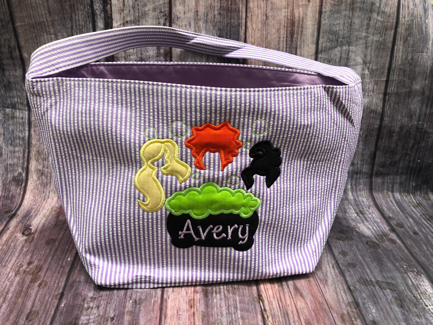 Personalized Witch Basket