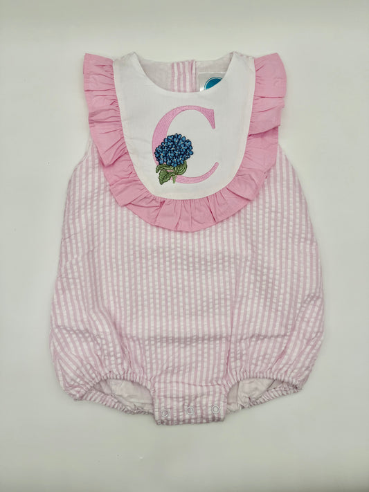 Hydrangea Bubble with Initial