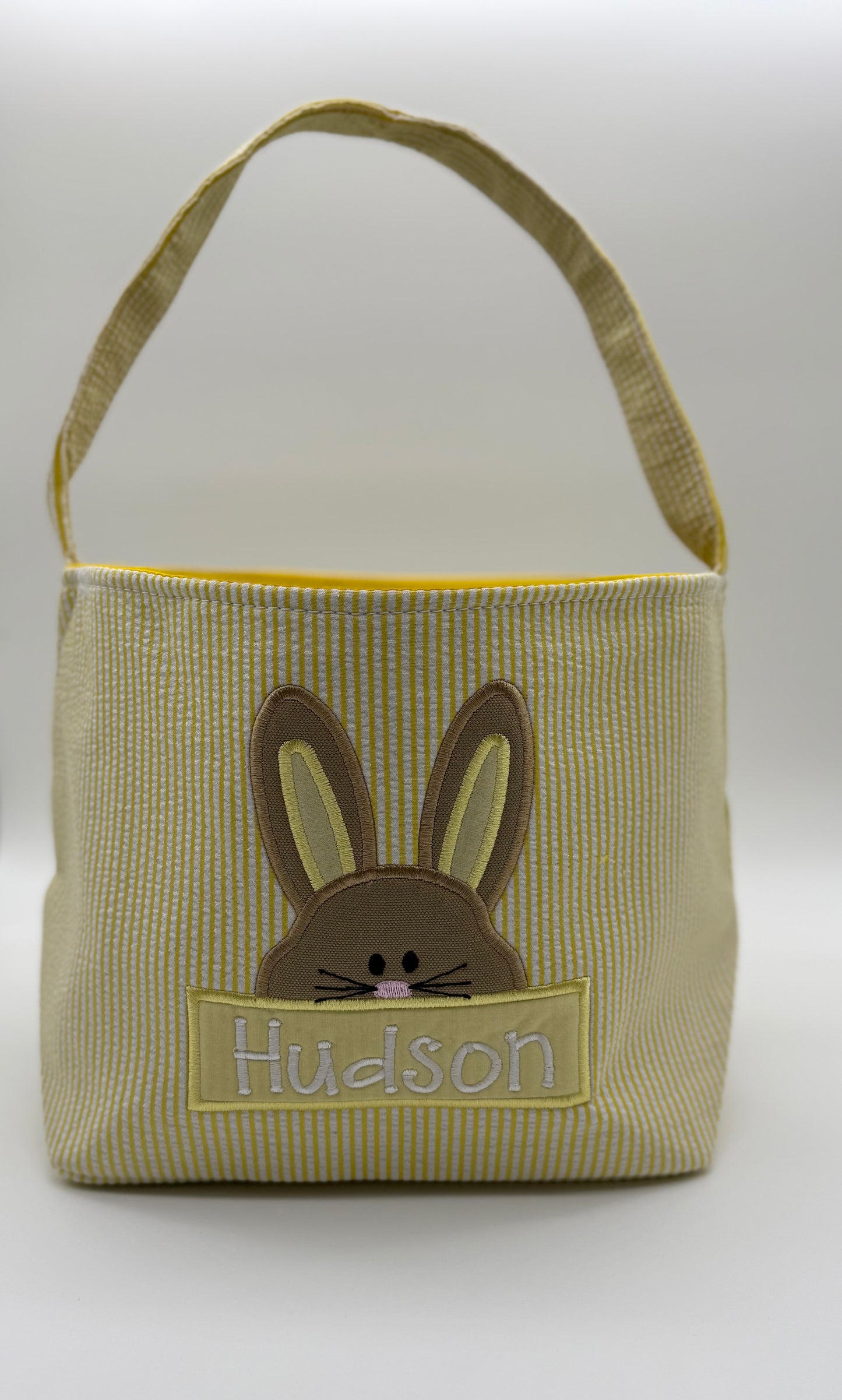 Easter Basket with Bunny and Name