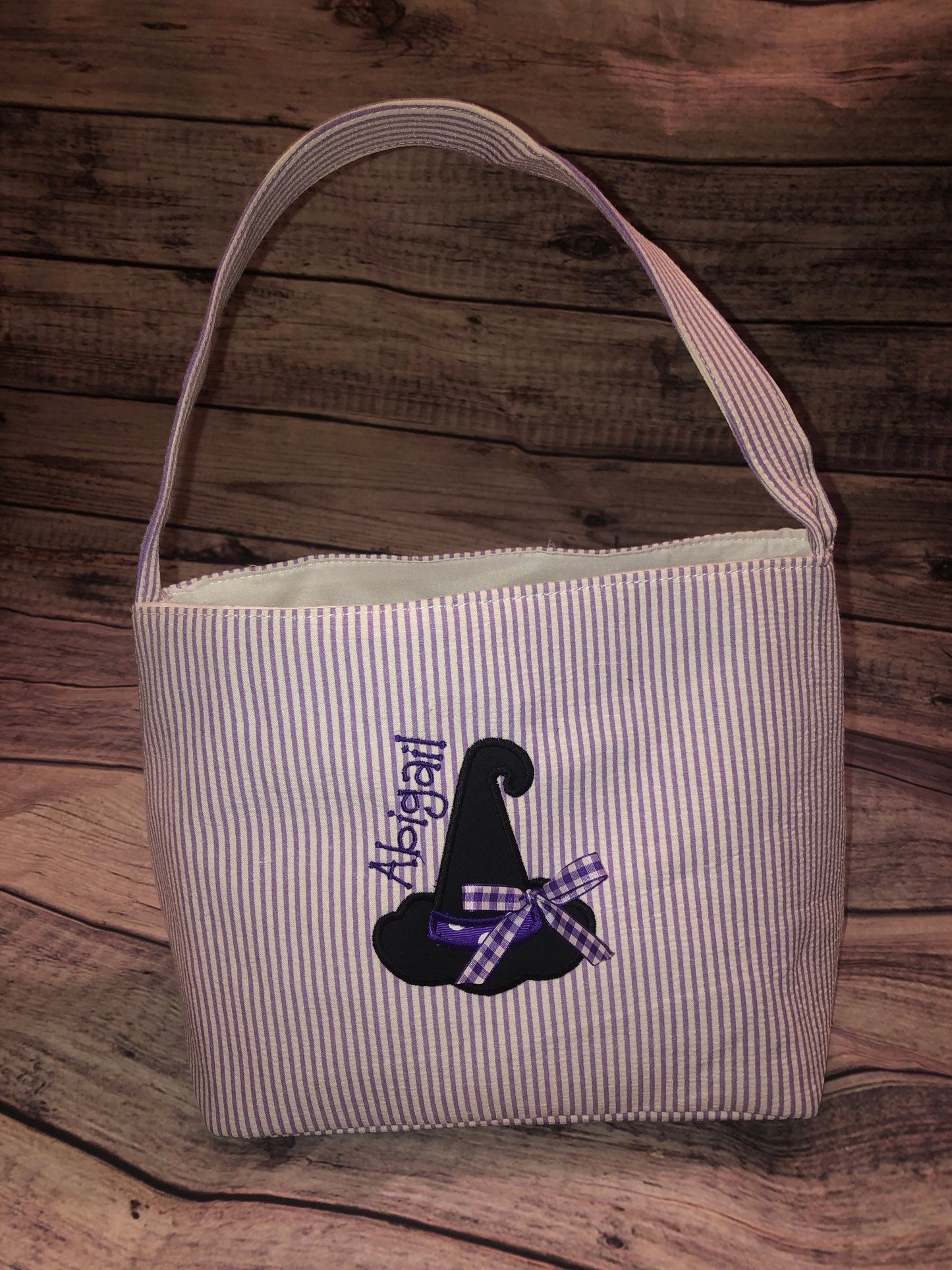 Personalized Witch Hat Basket