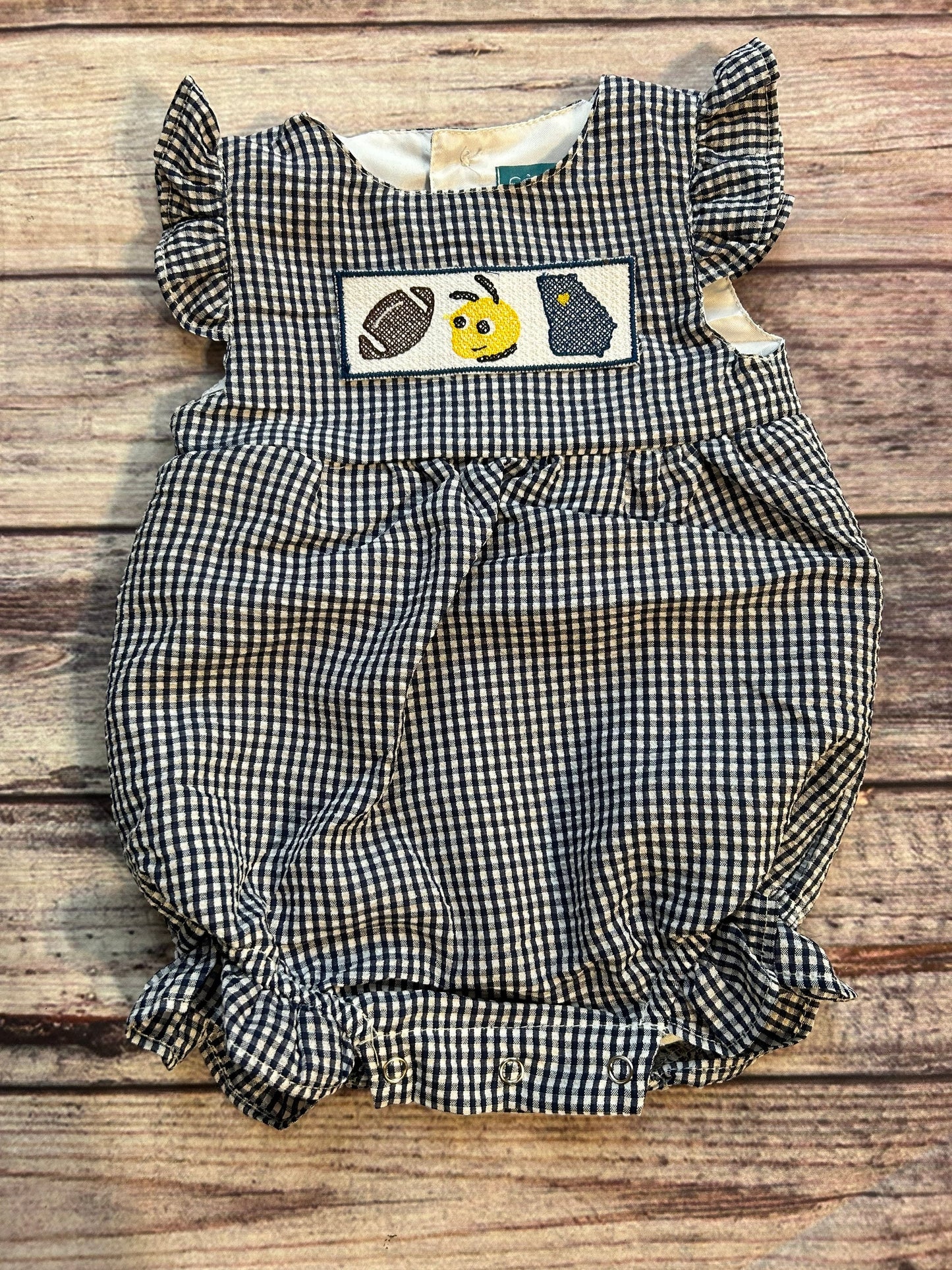 Navy Yellow Jacket Bubble (Girl)