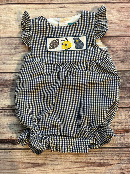 Navy Yellow Jacket Bubble (Girl)